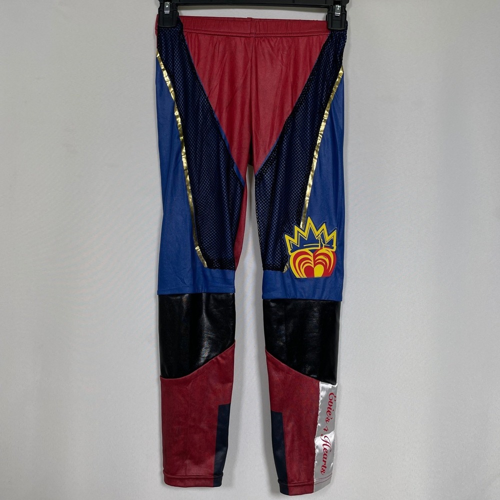 Disney Evie Descendants 3 Piece Red Blue Skirt and Leggings Set Girl's SMALL - Picture 16 of 16